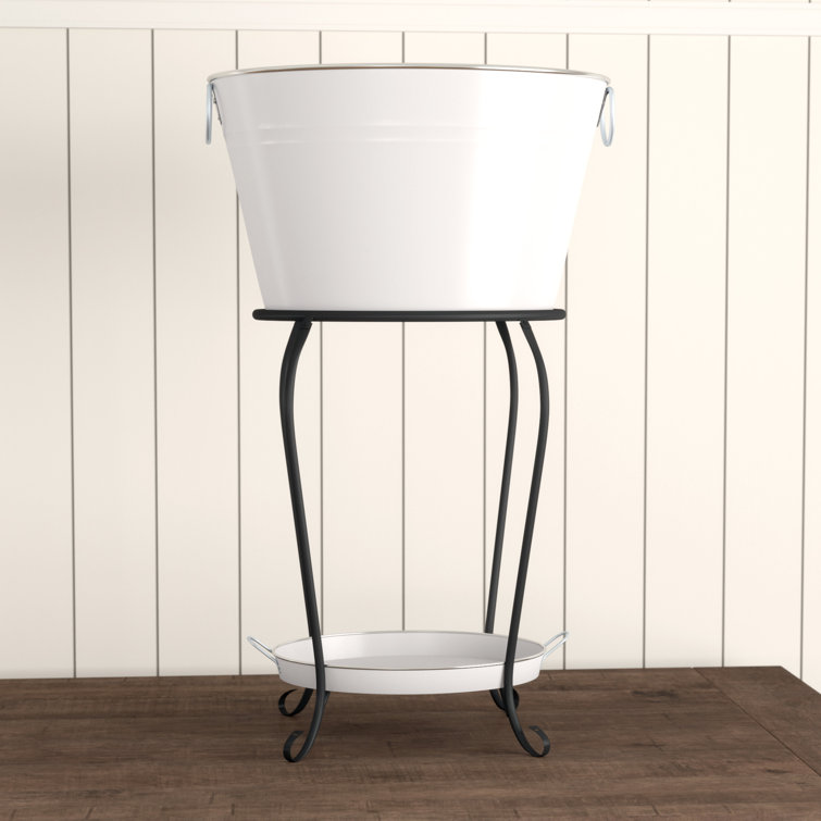 Red Barrel Studio® Amry Large Ice Bucket Beverage Holder with Stand and